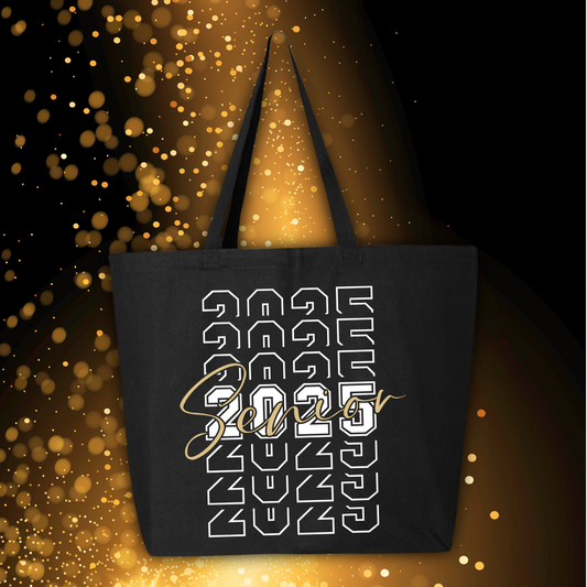2025 Stacked with Senior Script | Tote Bag