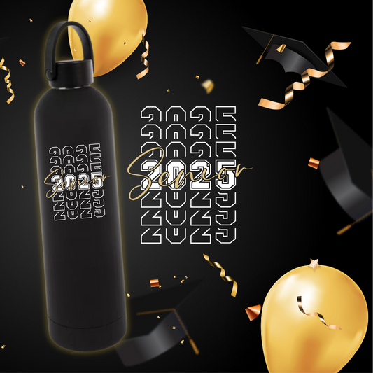 2025 Stacked with Senior Script | Water Bottle