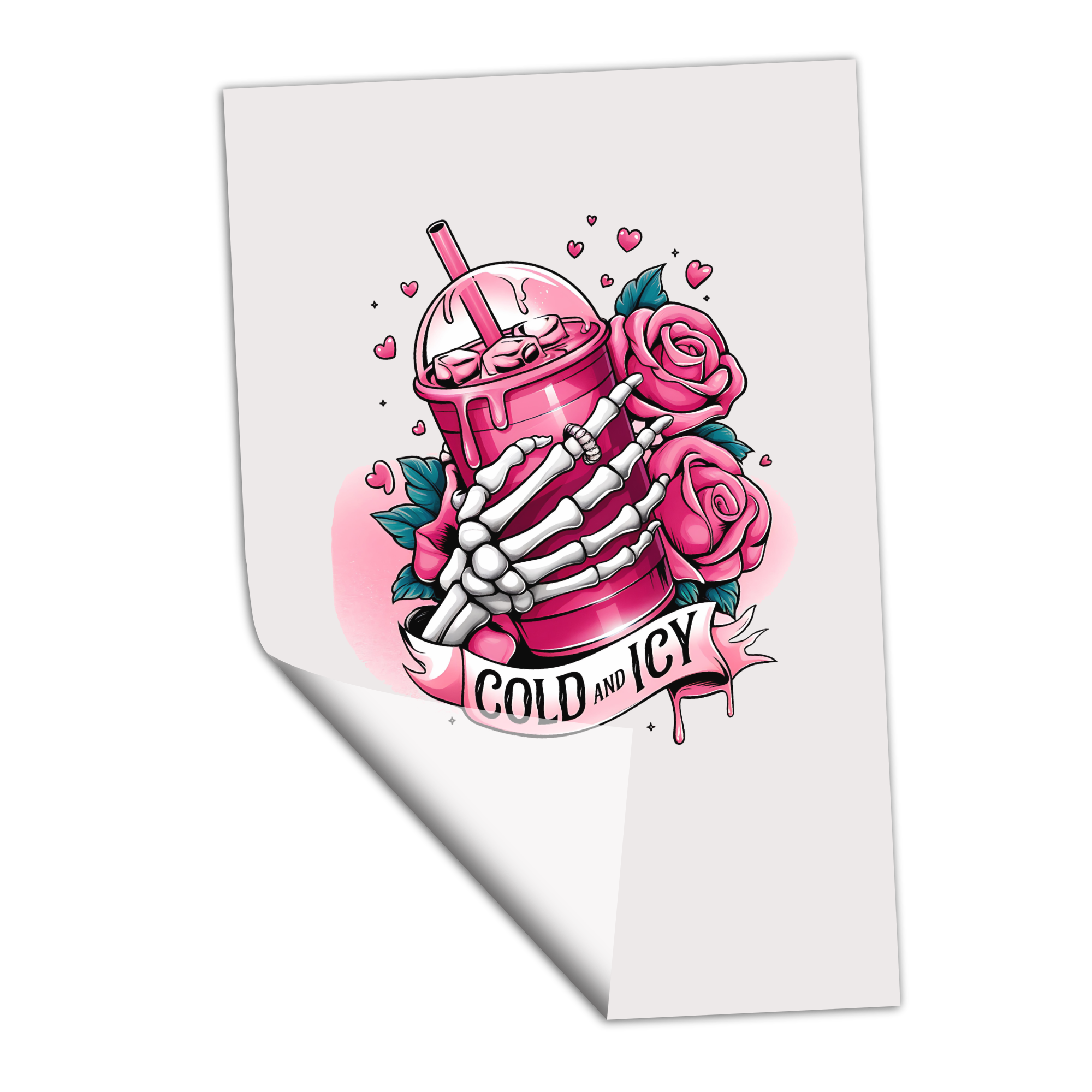 Cold and Icy Valentine's Coffee - Transfer
