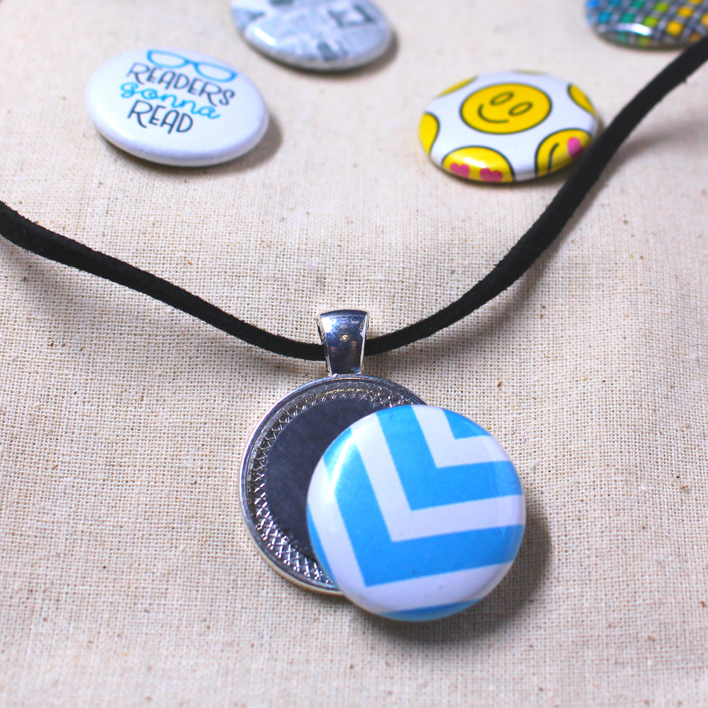 Button Necklace