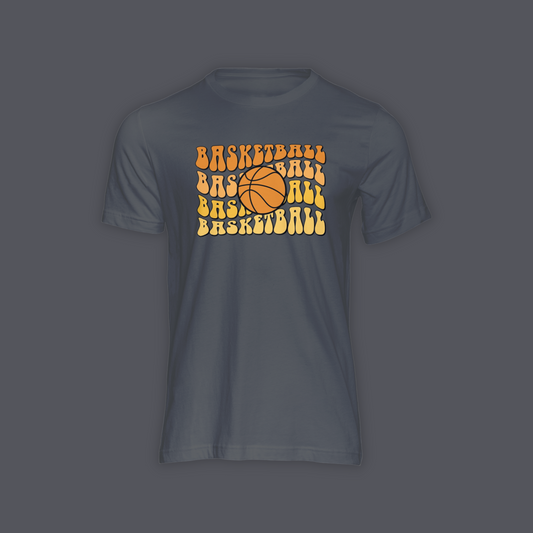 Basketball Waved - Shirt