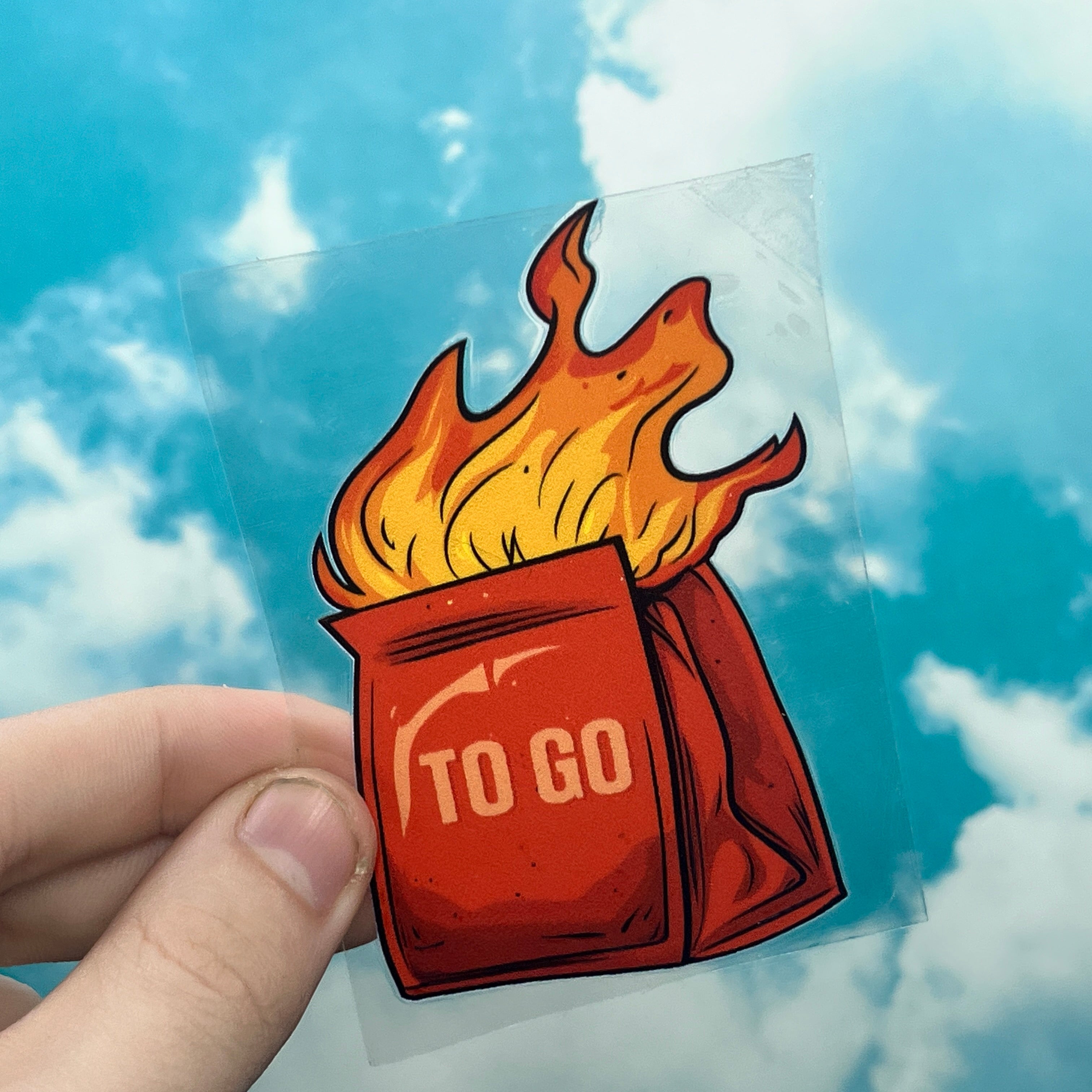 Hot To Go Bag - Full Color Decal