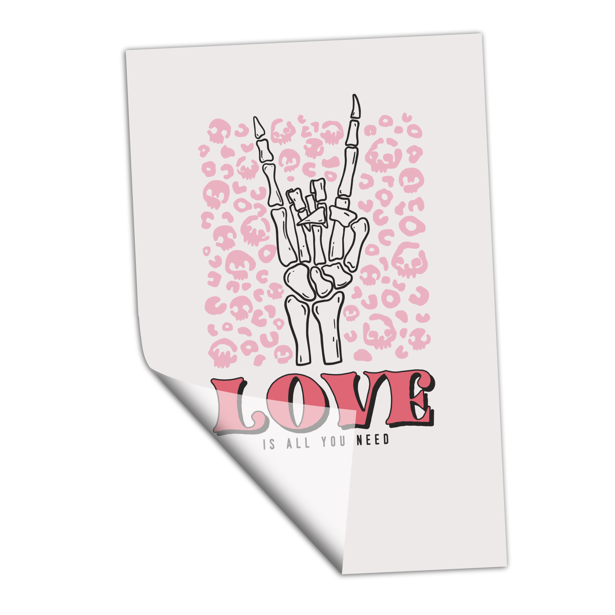 Love is all You Need Skelly - Transfer