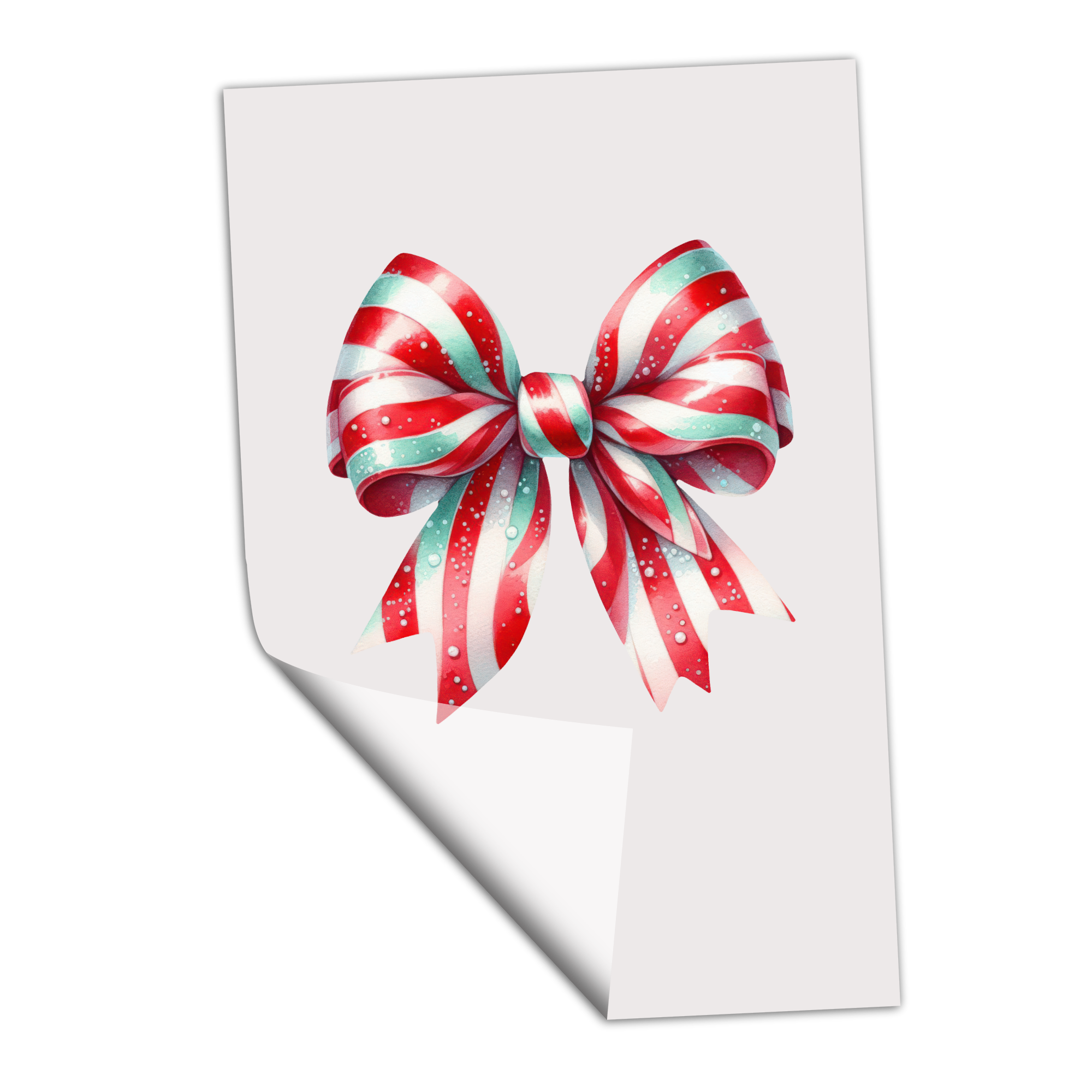 Peppermint Bow - Transfer