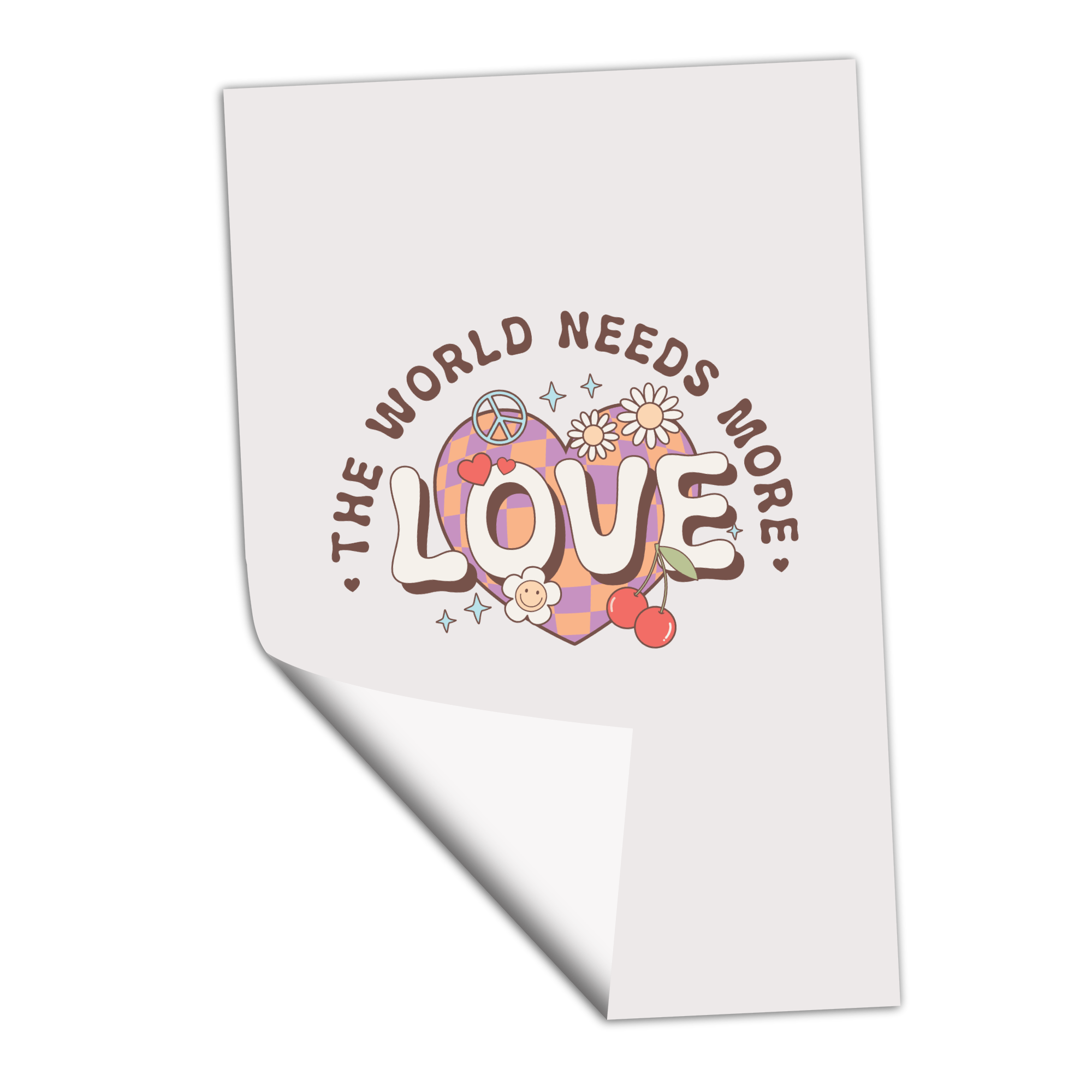 The World Needs More Love Groovy - Transfer