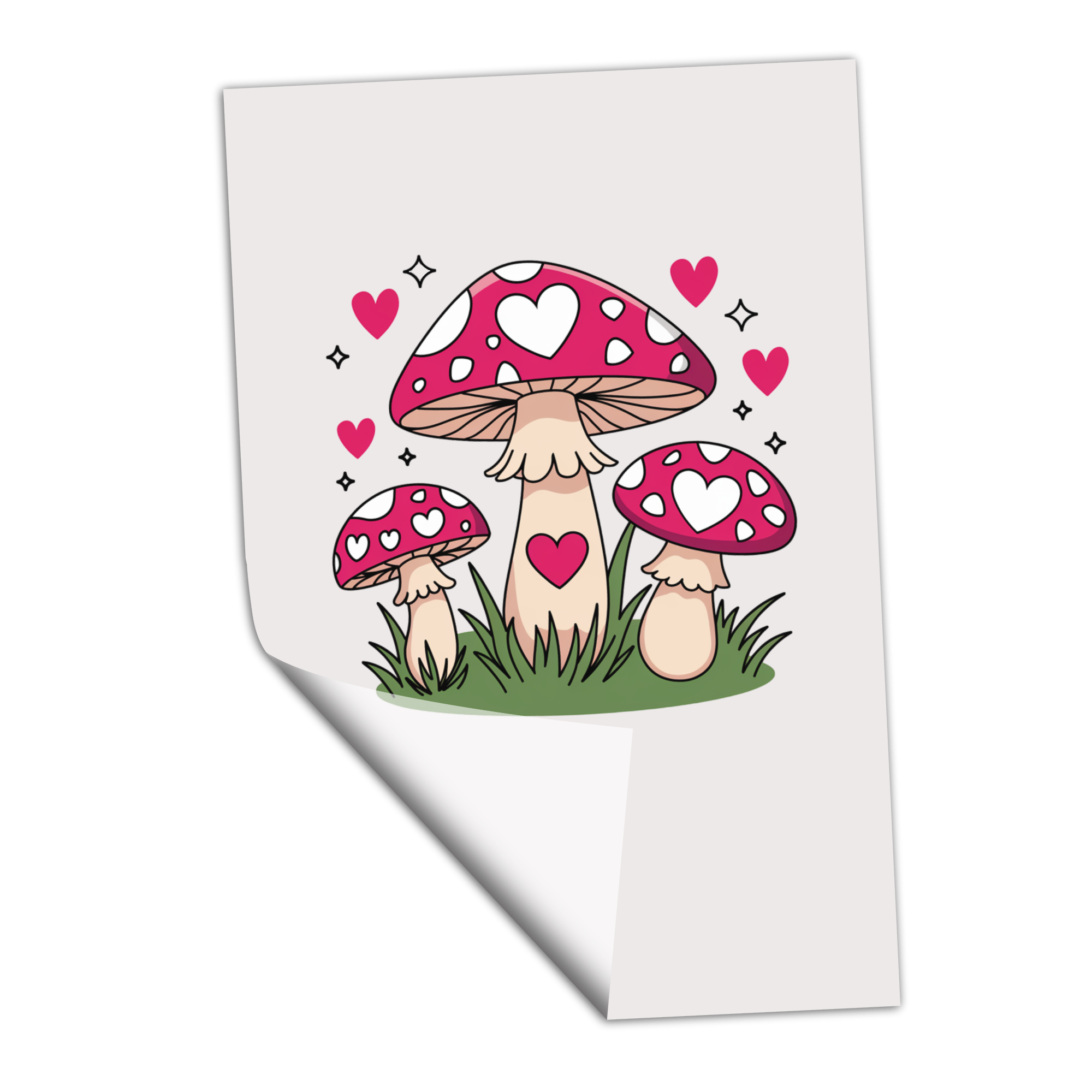 Valentine's Mushrooms - Transfer