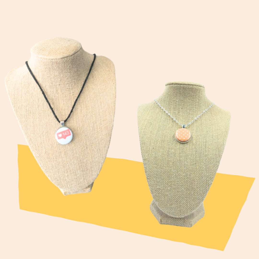 Button Necklace