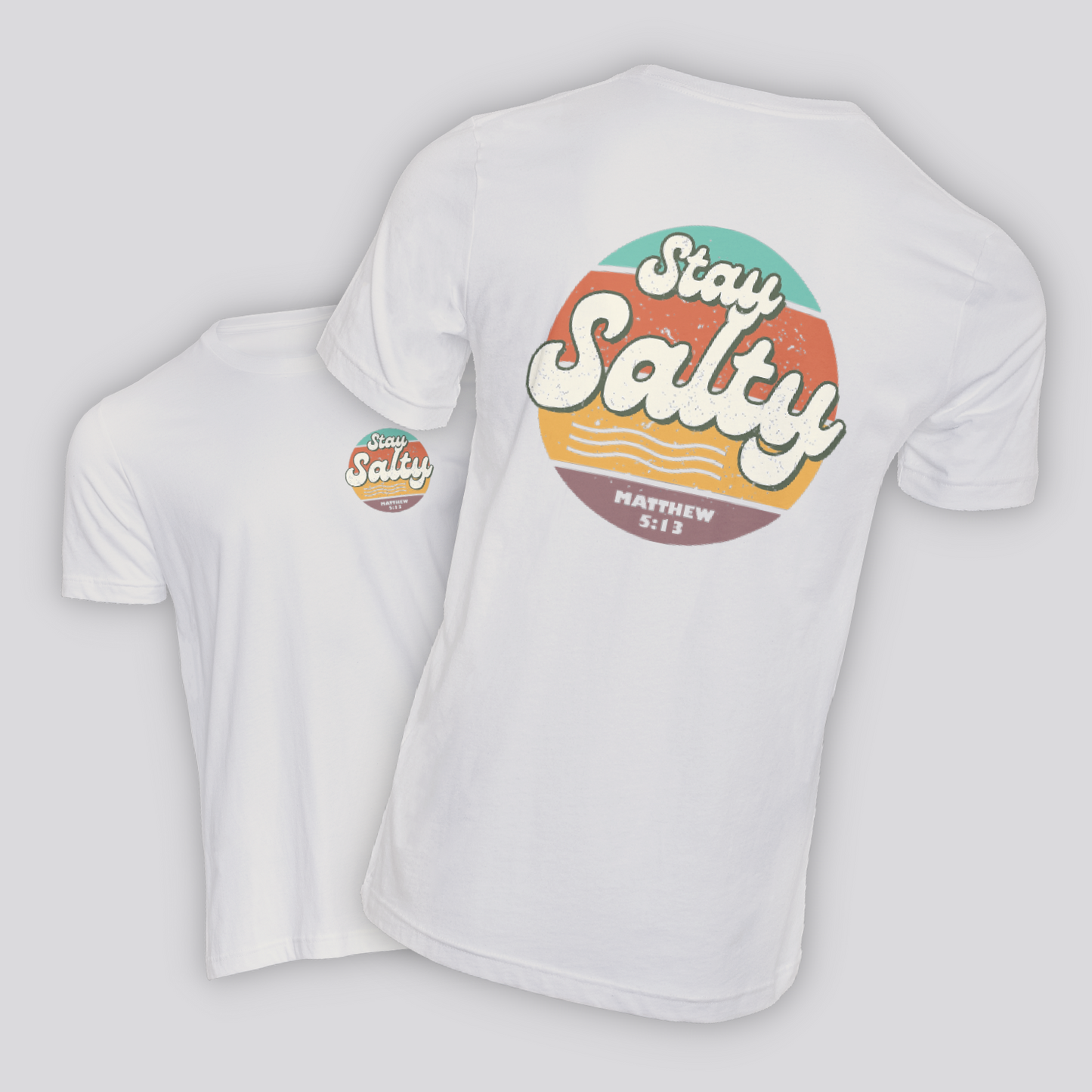 Stay Salty - Shirt with Pocket Design